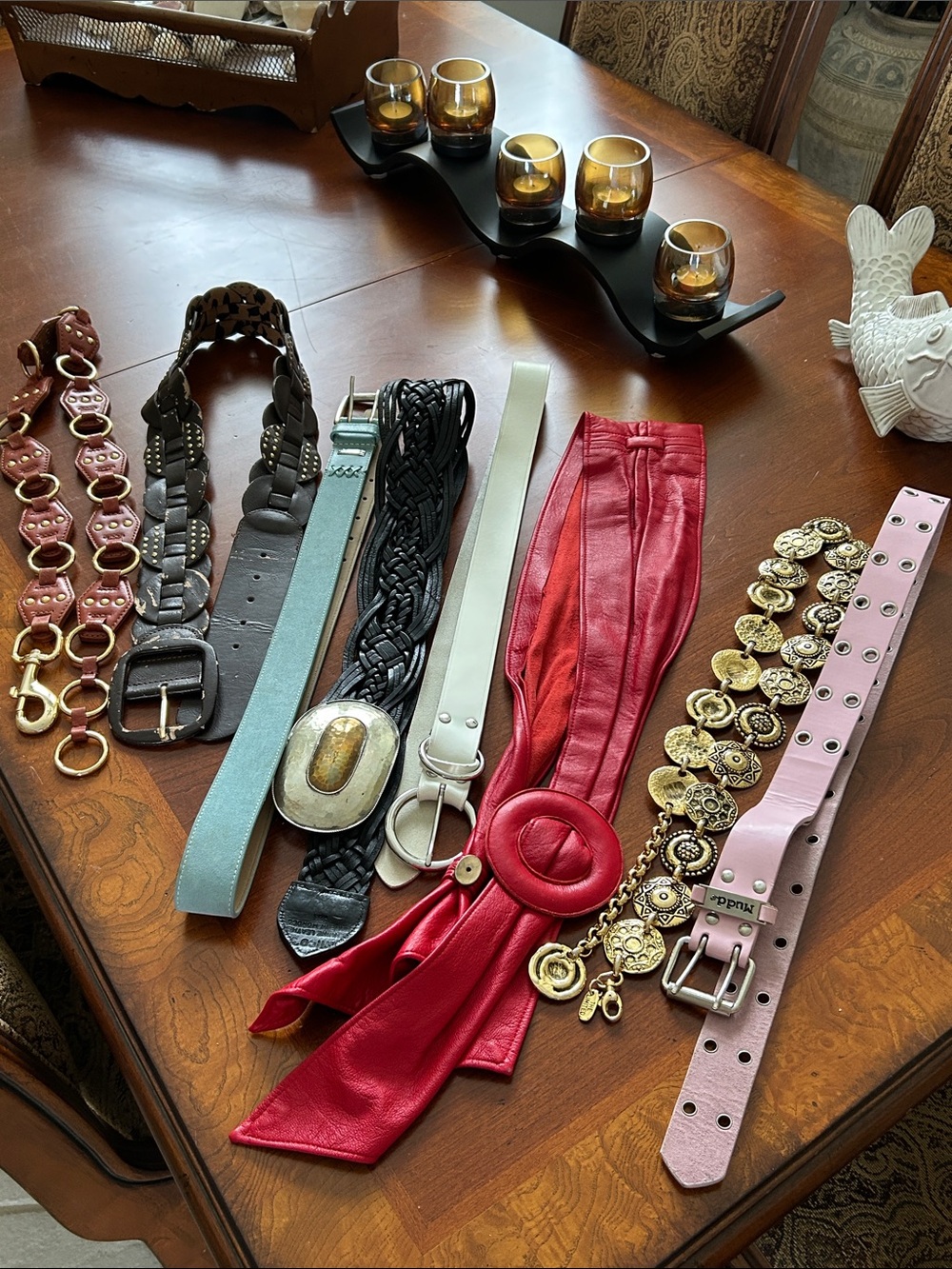 Assorted Women's Fashion Belts - $10 EACH or $70 FOR 8